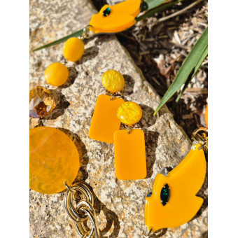 MIRA jaune safran - Francine BRAMLI Paris