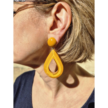 GOUTTE jaune safran - Francine BRAMLI Paris