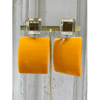LOLA jaune safran - Francine BRAMLI Paris