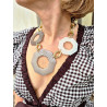 Collier LOÏC Taupe grège - Francine BRAMLI Paris