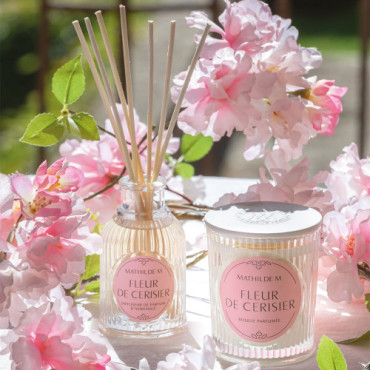 Diffuseur de Parfum FLEUR DE CERISIER 90ml - MATHILDE M