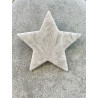 Broche ÉTOILE gris & blanc - Francine BRAMLI Paris