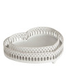 Set de 2 Plateaux COEUR Métal - MATHILDE M