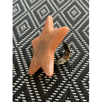 BAGUE Étoile Nude - Francine BRAMLI Paris
