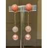 YVETTE perles roses - Francine BRAMLI Paris