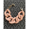 Bracelet ARYAN maillons Rose - Francine BRAMLI PARIS