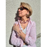 Collier FREDDY Maillons roses - Francine BRAMLI Paris