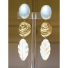 COQUILLAGE doré & nacre - Francine BRAMLI Paris