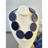 Collier GIRAFE Bleu - Francine BRAMLI Paris