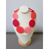 Collier GIRAFE rouge/corail - Francine BRAMLI Paris