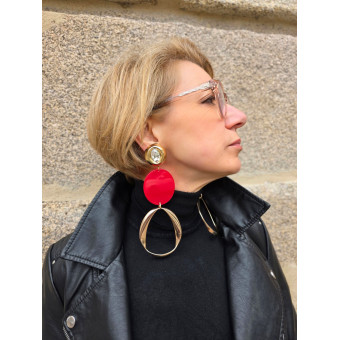 RAPHAËLLE Rouge doré - Francine BRAMLI Paris