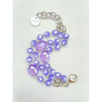 Bracelet SANDRO Lilas parme - Francine BRAMLI Paris