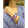 Bracelet SANDRO Lilas parme - Francine BRAMLI Paris
