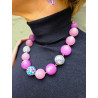 DYLAN perles violette - Francine BRAMLI Paris