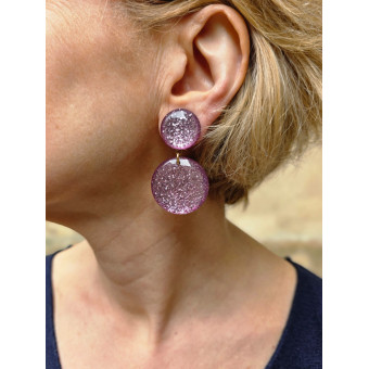 SALSA rose pailleté - Francine BRAMLI Paris