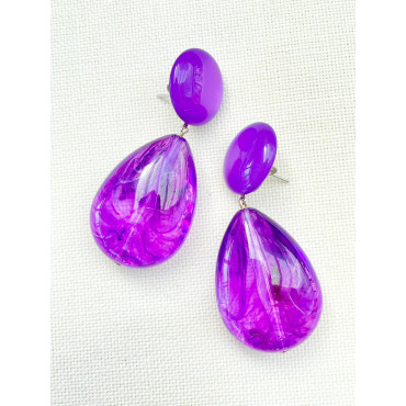 CUBA Violet translucide OP - Francine BRAMLI Paris