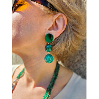 BAYA Vert marbré - Francine BRAMLI Paris