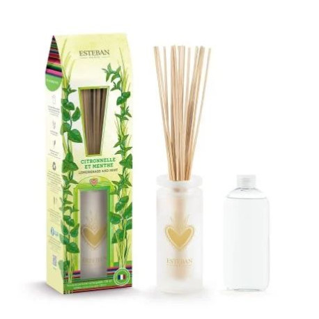 Bouquet Parfumé CITRONNELLE & MENTHE 100ml - ESTEBAN