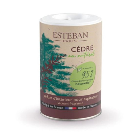 Poudre Parfumé CÈDRE pour Aspirateur - ESTEBAN