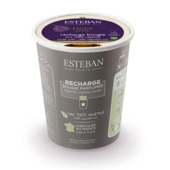 Recharge Bougie FIGUE NOIRE 180g - ESTEBAN