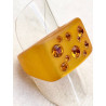 BAGUE Résine & Strass Taille 57 - Francine BRAMLI Paris