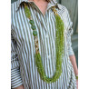 Collier IMPERIAL Vert clair - Francine BRAMLI Paris