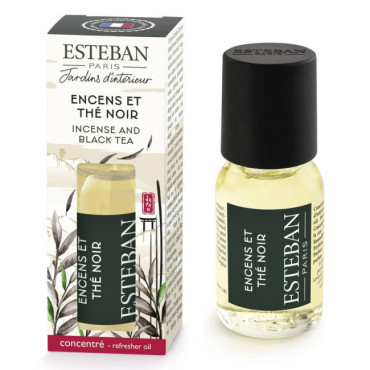 Concentré de Parfum ENCENS & THÉ NOIR 15ml - ESTEBAN