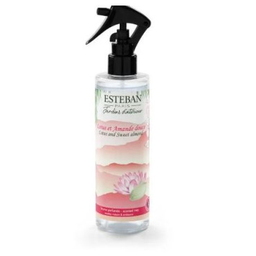 Brume Textile Parfumé LOTUS & AMANDE DOUCE 250ml - ESTEBAN