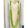 Collier IMPERIAL Vert clair - Francine BRAMLI Paris