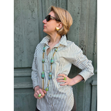Collier OSCAR multico - Francine BRAMLI Paris