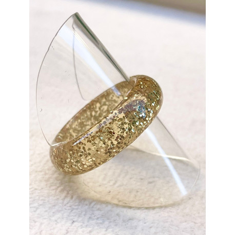BAGUE Pailleté Taille 59 - Francine BRAMLI Paris