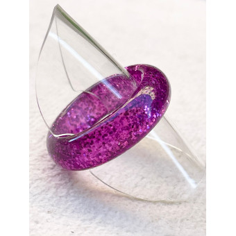 BAGUE Pailleté Taille 59 - Francine BRAMLI Paris