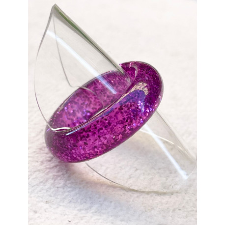 BAGUE Pailleté Taille 59 - Francine BRAMLI Paris