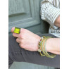 Bracelet SWANN Vert - Francine BRAMLI Paris