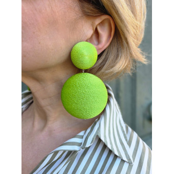 SATIN Verte - Francine BRAMLI Paris
