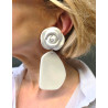 CALIE Lg Fleur Blanche - Francine BRAMLI Paris