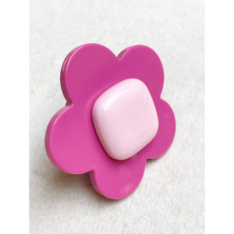 BAGUE Fleur Réglable - Francine BRAMLI Paris