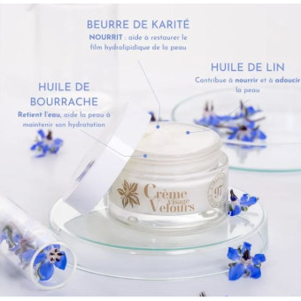 Crème Visage Hydratante HUILE DE BOURACHE 50ml - DURANCE