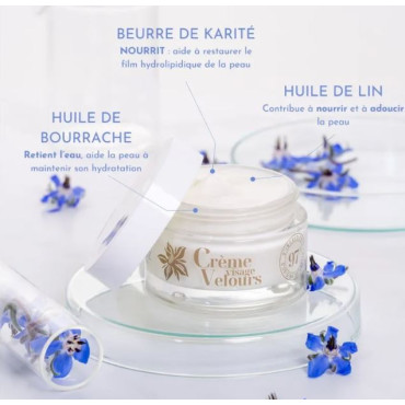Crème Visage Hydratante HUILE DE BOURACHE 50ml - DURANCE