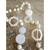 Sautoir ALBAN Blanc - FRANCINE BRAMLI Paris collier