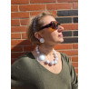 Collier LILAS Blanc - Francine BRAMLI Paris
