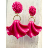 AMELIA Fleur rose Fuchsia - Francine BRAMLI Paris