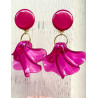 AMELIA rose Fuchsia translucide - Francine BRAMLI Paris