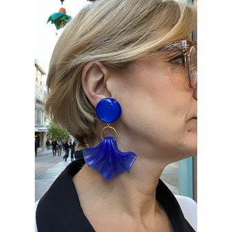 AMELIA Bleu électrique - Francine BRAMLI Paris