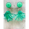 AMELIA Vert amande translucide - Francine BRAMLI Paris