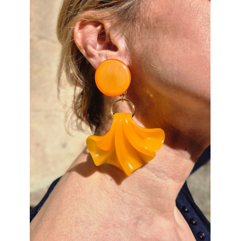 AMELIA jaune safran - Francine BRAMLI Paris