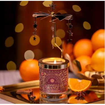 Carrousel Bougie CANNELLE ORANGE 75g - DURANCE