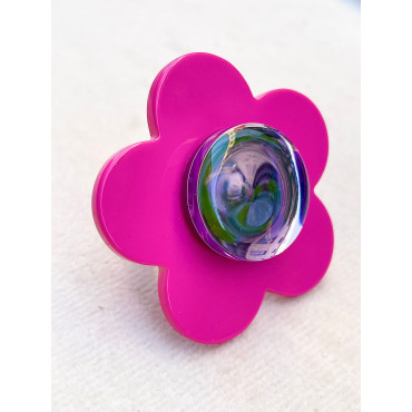 BAGUE RÉSINE Réglable - Francine BRAMLI Paris