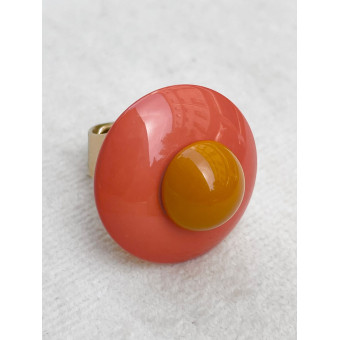 BAGUE RÉSINE Réglable - Francine BRAMLI Paris