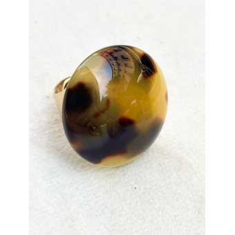 BAGUE RÉSINE Réglable - Francine BRAMLI Paris